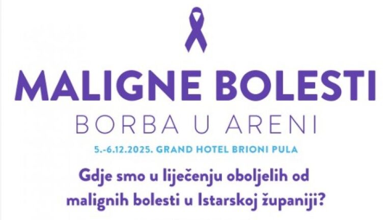 MALIGNE BOLESTI BORBA U ARENI 5.-6.12.2025. GRAND HOTEL BRIONI PULA