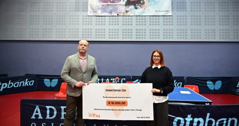 Donacija s 5. Memorijalne utrke Dina Pervan Rabelo za stacionare IDZ-a